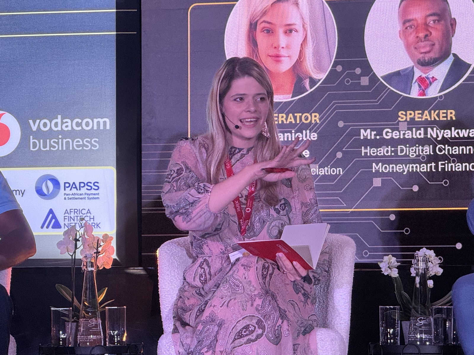 TITC moderating a panel at the Africa FinTech Festival