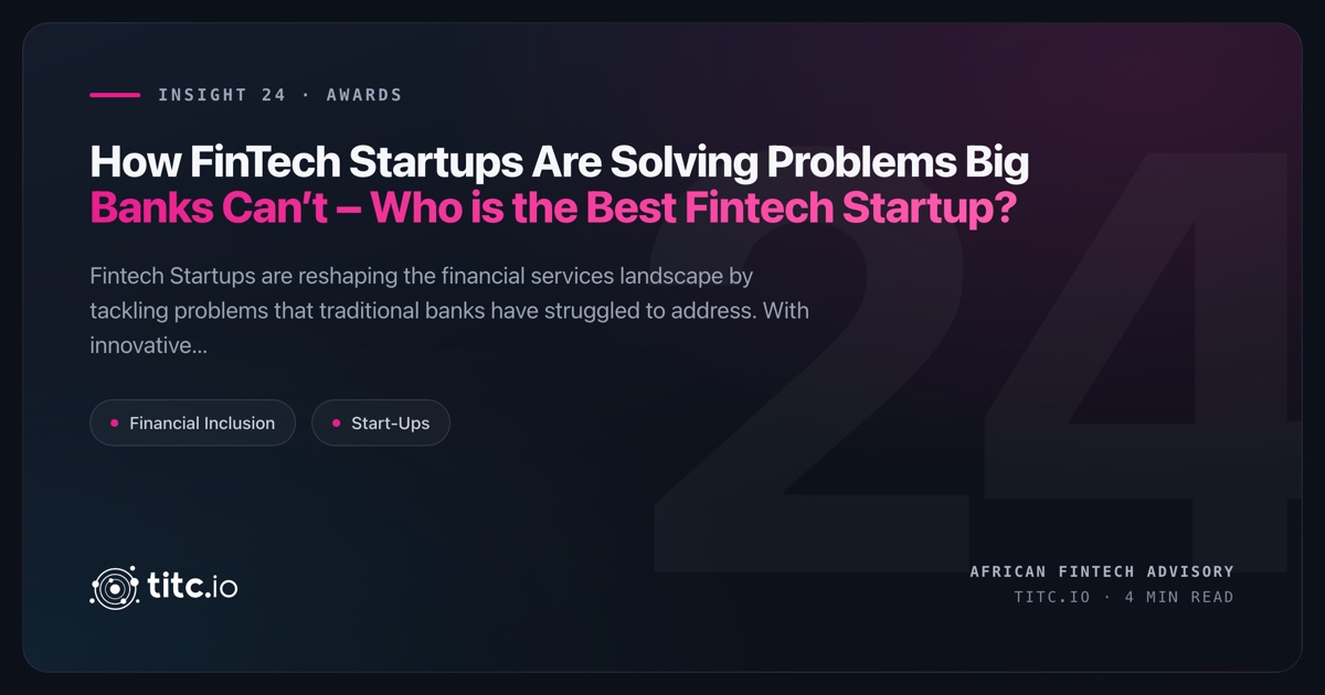 South African FinTech Awards 2025