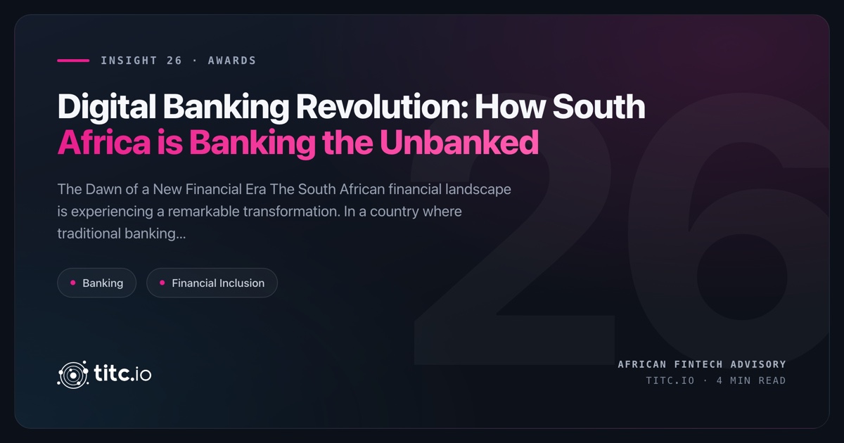 Digital Banking in South Africa
