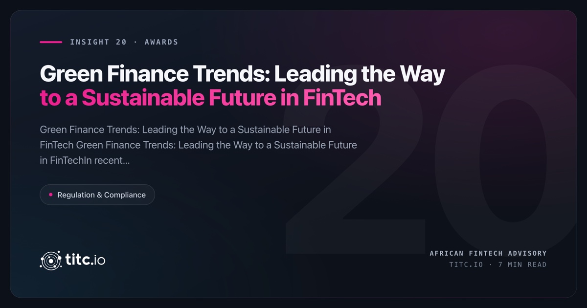 Green FInance