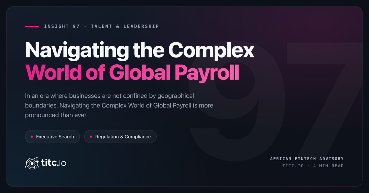 Navigating the Complex World of Global Payroll