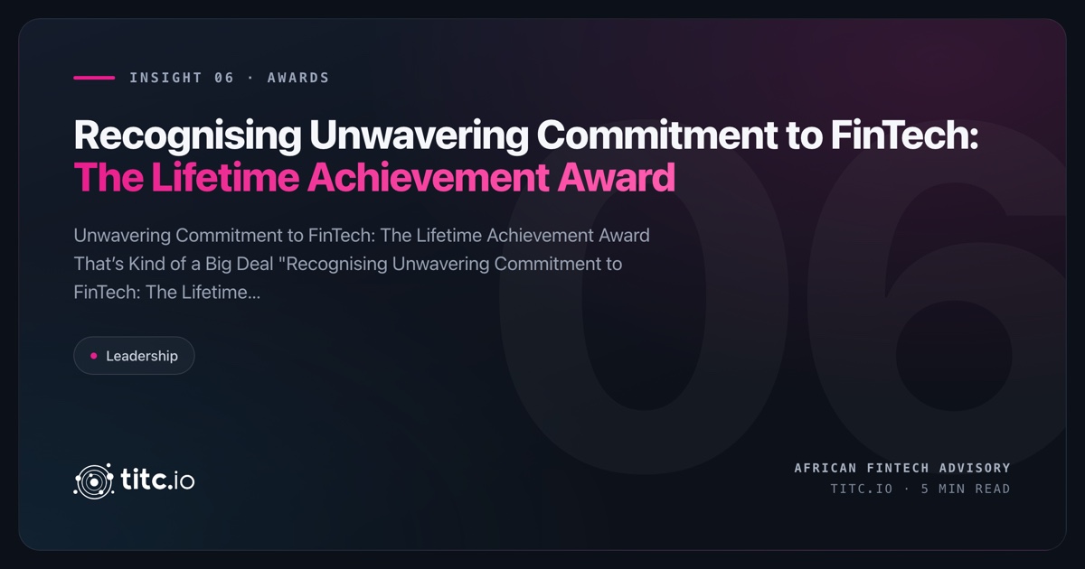 Unwavering Commitment to FinTech: